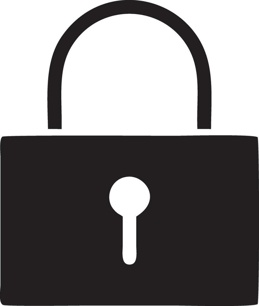 Lock security icon symbol vector image. Illustration of the key secure access system vector design. EPS 10