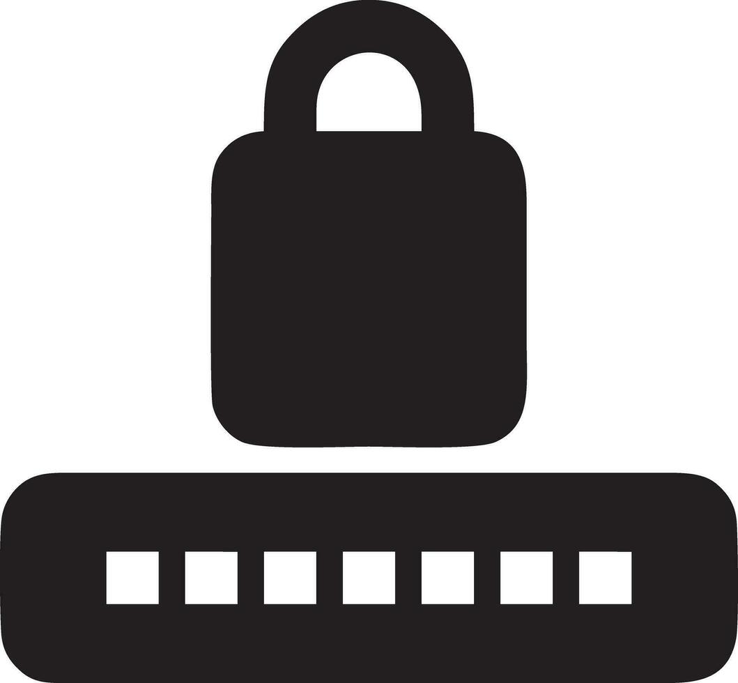 Lock security icon symbol vector image. Illustration of the key secure access system vector design. EPS 10