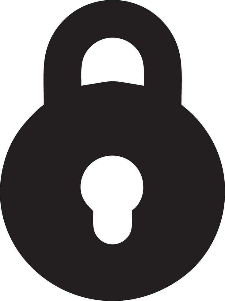Lock security icon symbol vector image. Illustration of the key secure access system vector design. EPS 10
