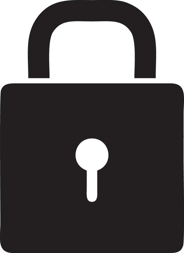 Lock security icon symbol vector image. Illustration of the key secure access system vector design. EPS 10