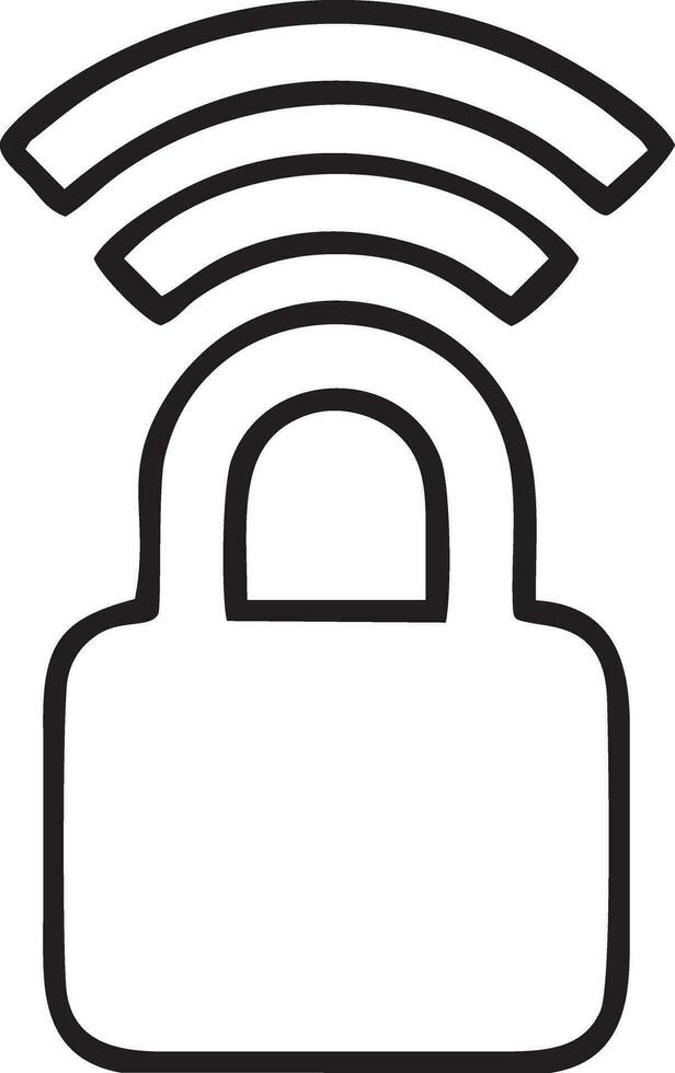Lock security icon symbol vector image. Illustration of the key secure access system vector design. EPS 10