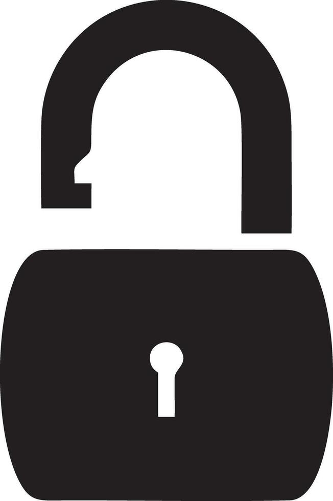 Lock security icon symbol vector image. Illustration of the key secure access system vector design. EPS 10