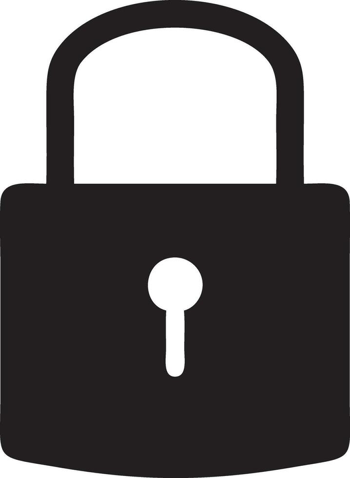 Lock security icon symbol vector image. Illustration of the key secure access system vector design. EPS 10