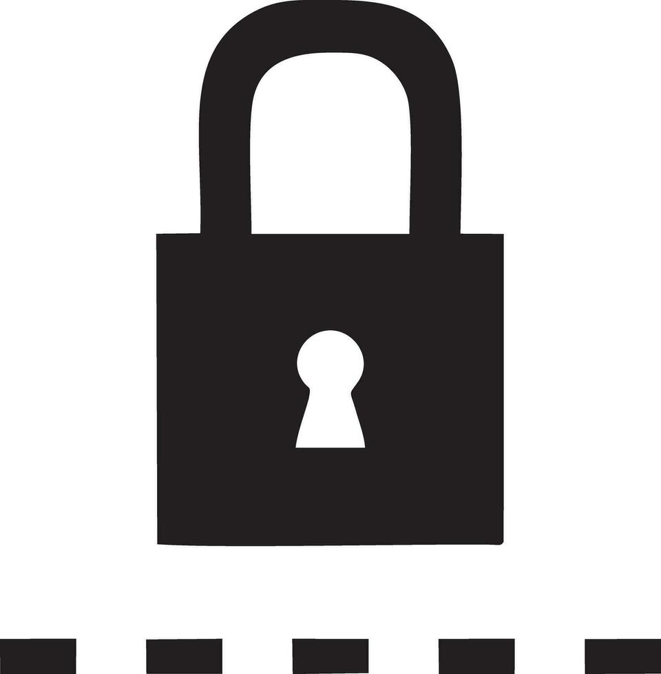 Lock security icon symbol vector image. Illustration of the key secure access system vector design. EPS 10