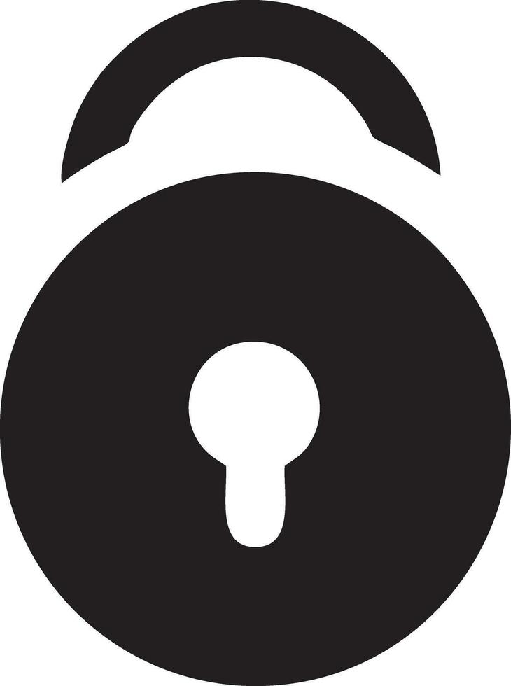 Lock security icon symbol vector image. Illustration of the key secure access system vector design. EPS 10