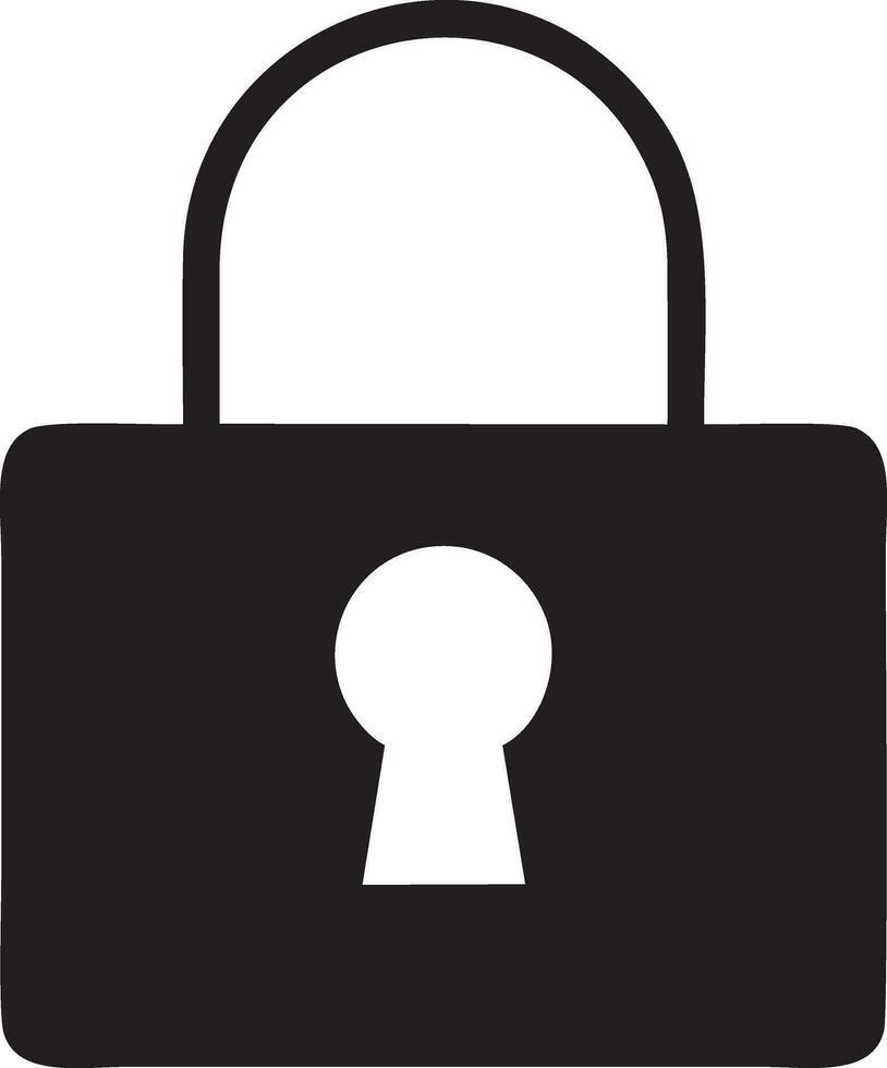 Lock security icon symbol vector image. Illustration of the key secure access system vector design. EPS 10