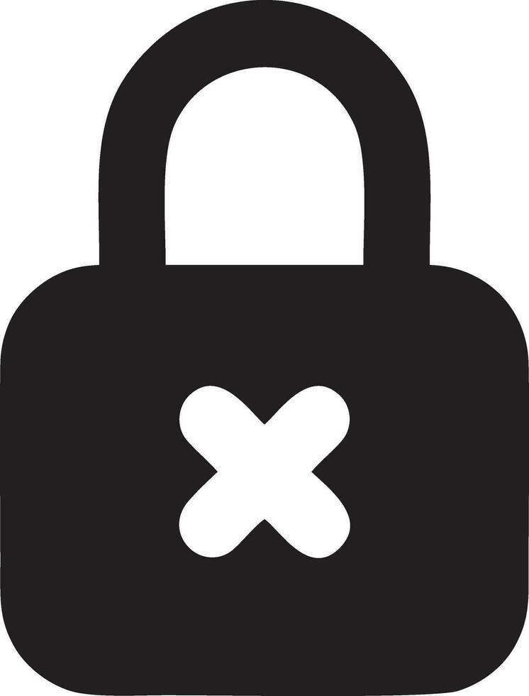 Lock security icon symbol vector image. Illustration of the key secure access system vector design. EPS 10