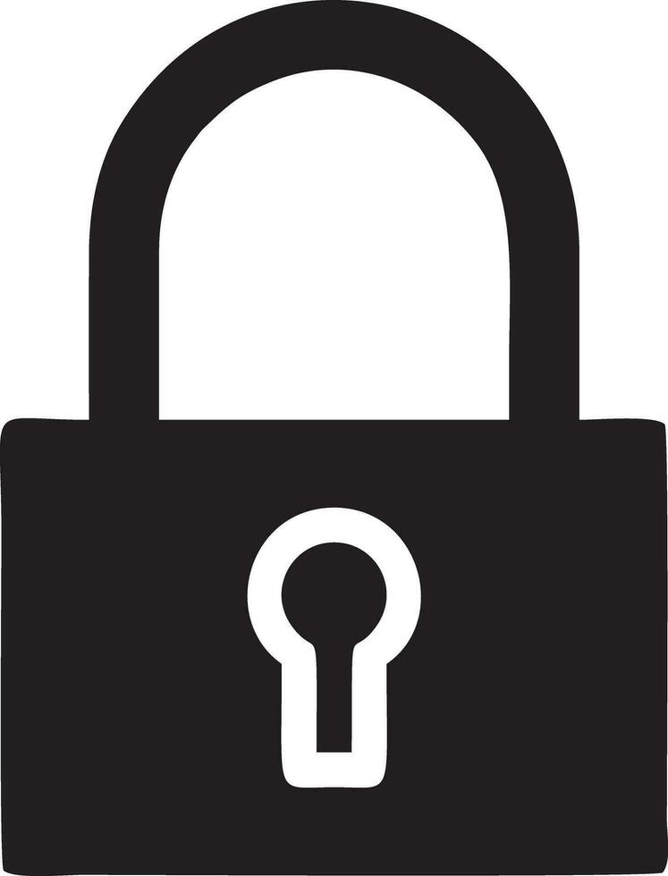 Lock security icon symbol vector image. Illustration of the key secure access system vector design. EPS 10