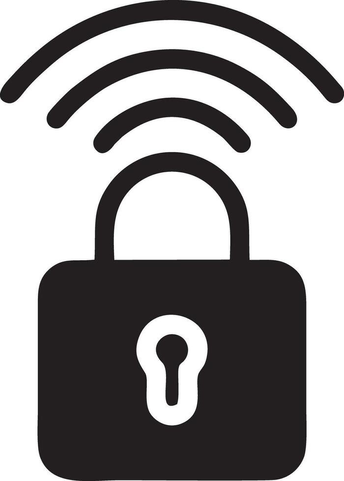 Lock security icon symbol vector image. Illustration of the key secure access system vector design. EPS 10