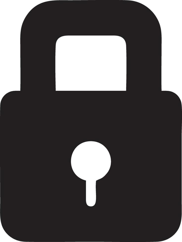 Lock security icon symbol vector image. Illustration of the key secure access system vector design. EPS 10