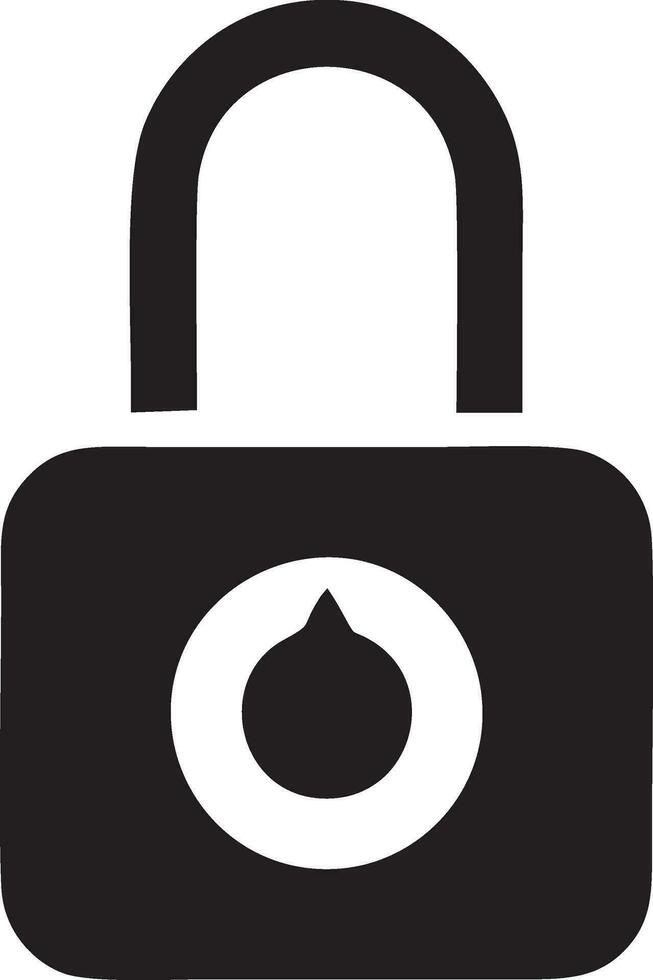Lock security icon symbol vector image. Illustration of the key secure access system vector design. EPS 10