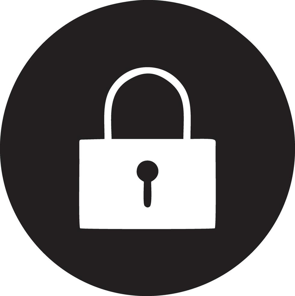 Lock security icon symbol vector image. Illustration of the key secure access system vector design. EPS 10