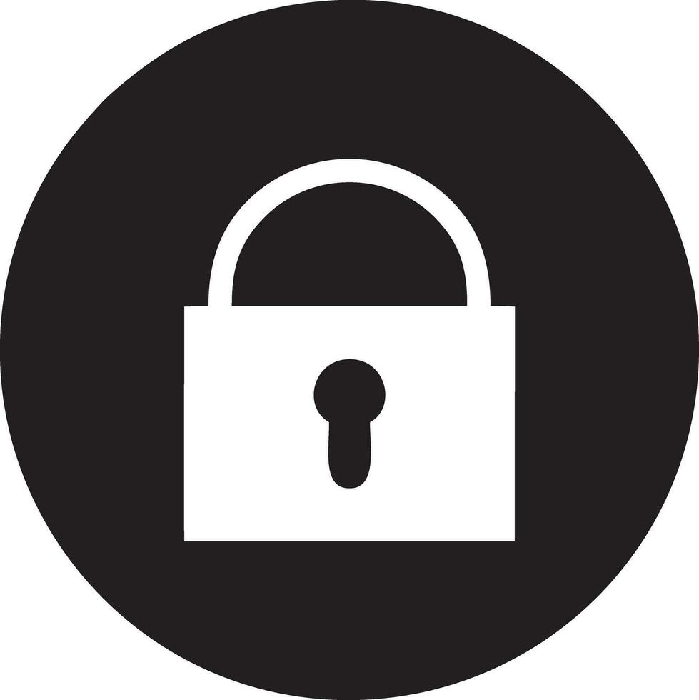 Lock security icon symbol vector image. Illustration of the key secure access system vector design. EPS 10