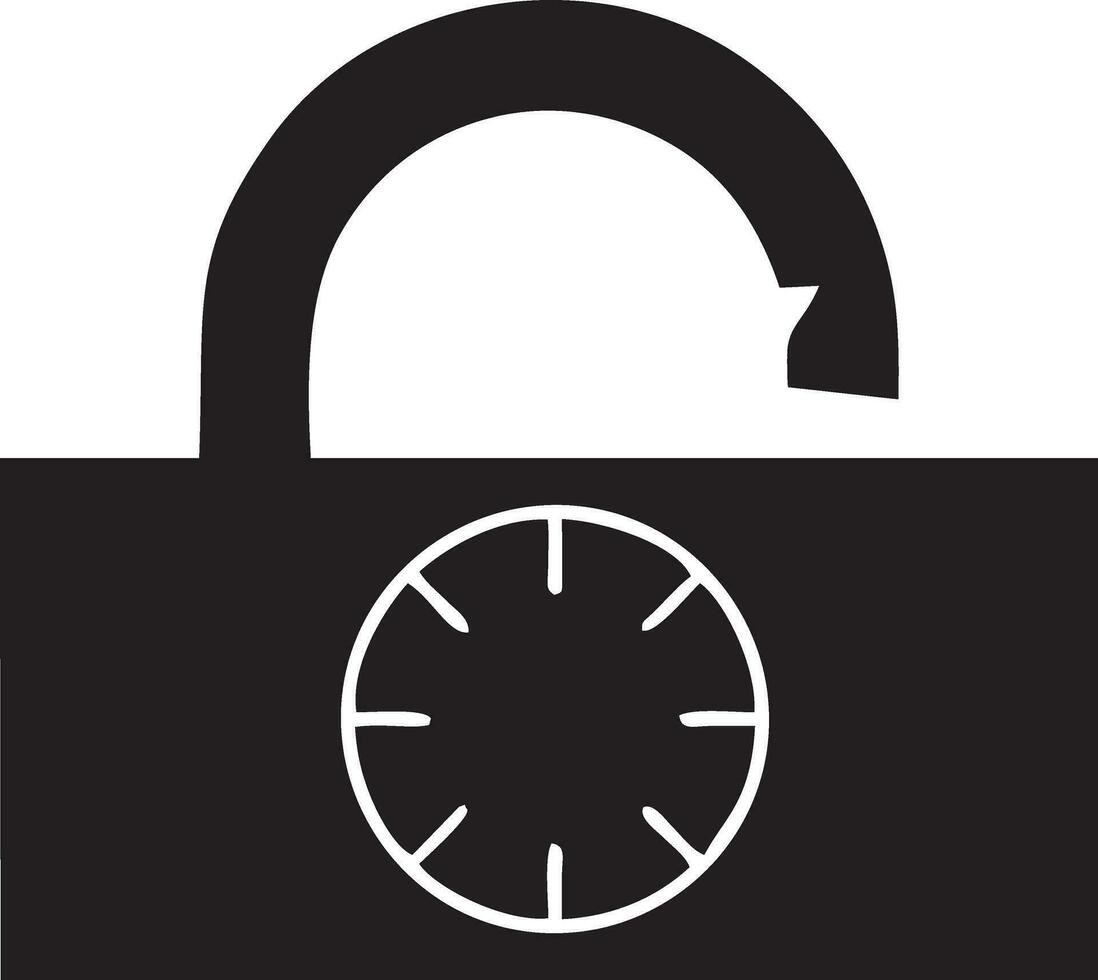 Lock security icon symbol vector image. Illustration of the key secure access system vector design. EPS 10