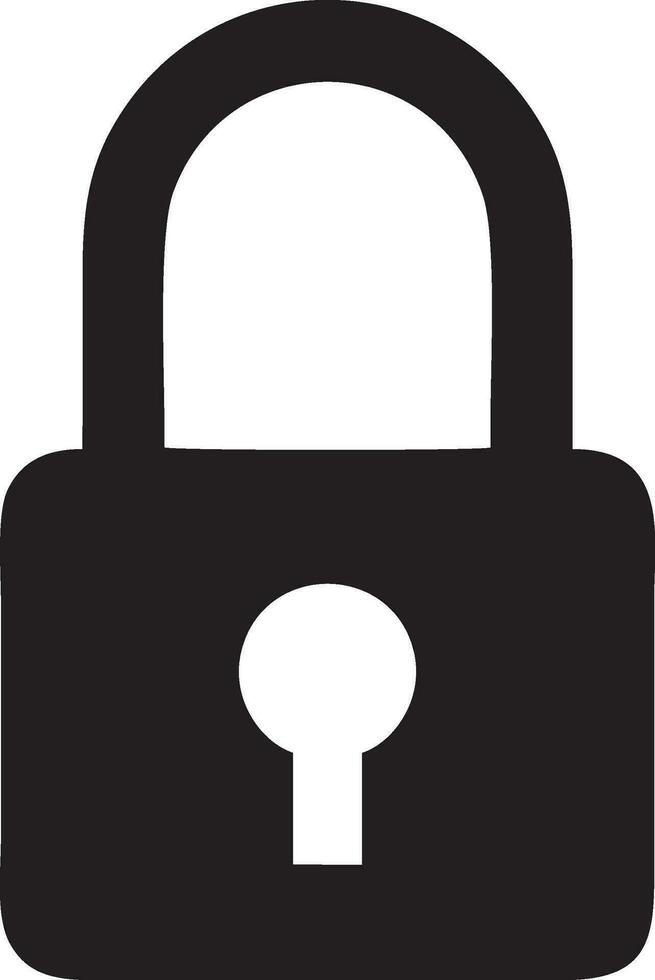 Lock security icon symbol vector image. Illustration of the key secure access system vector design. EPS 10