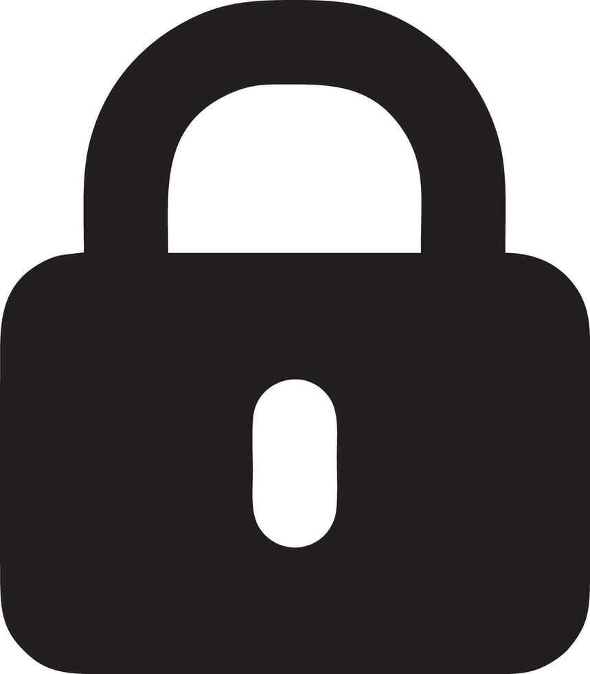 Lock security icon symbol vector image. Illustration of the key secure access system vector design. EPS 10