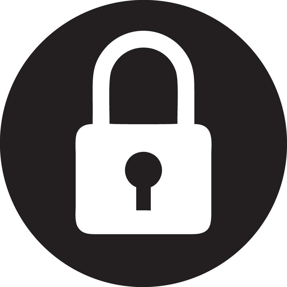 Lock security icon symbol vector image. Illustration of the key secure access system vector design. EPS 10