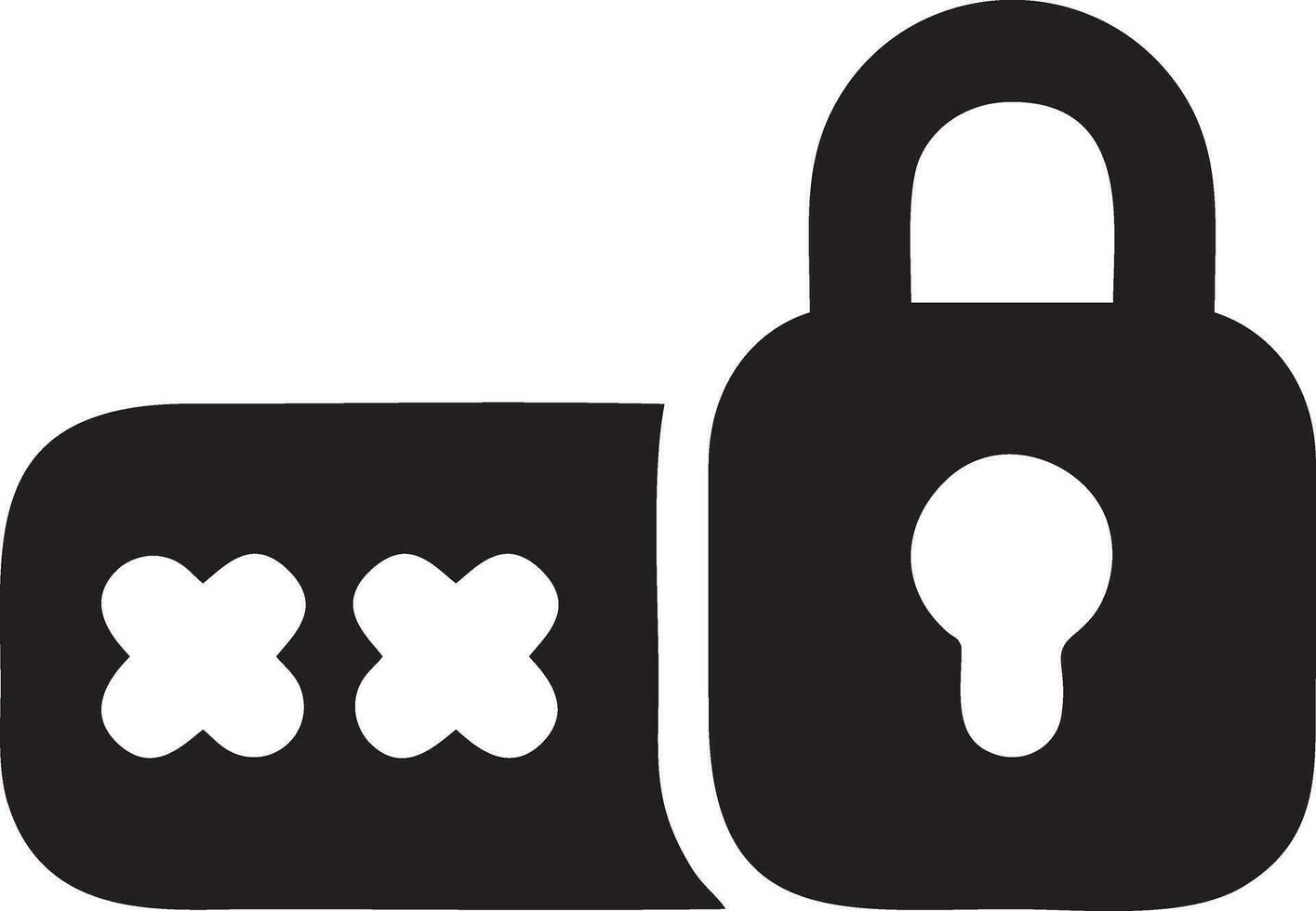Lock security icon symbol vector image. Illustration of the key secure access system vector design. EPS 10