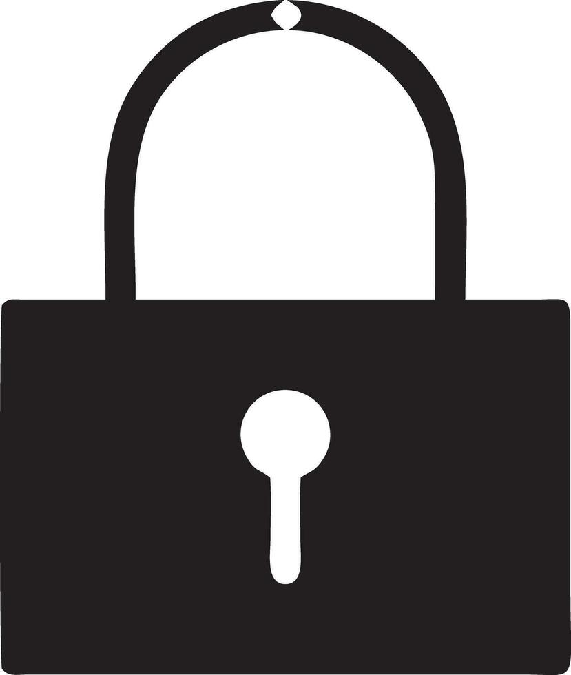 Lock security icon symbol vector image. Illustration of the key secure access system vector design. EPS 10