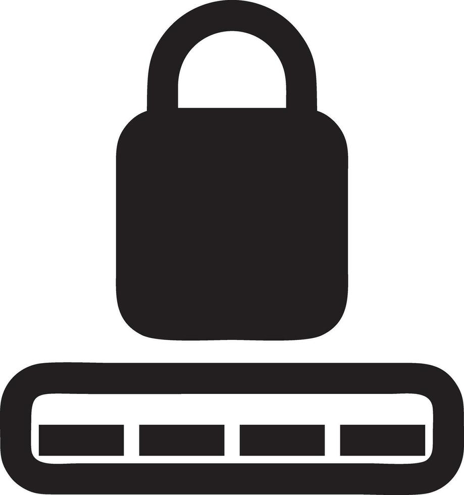 Lock security icon symbol vector image. Illustration of the key secure access system vector design. EPS 10