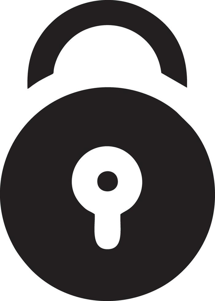 Lock security icon symbol vector image. Illustration of the key secure access system vector design. EPS 10