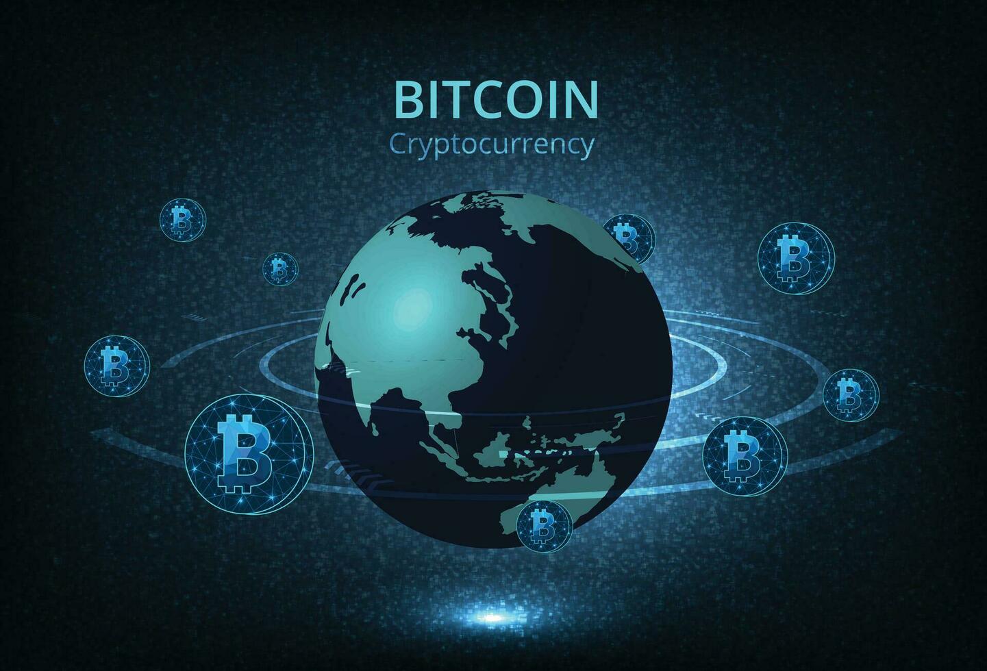 Cryptocurrency design . vector
