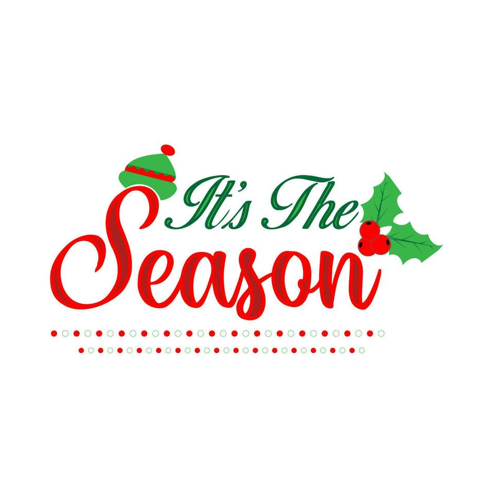 its the season vector