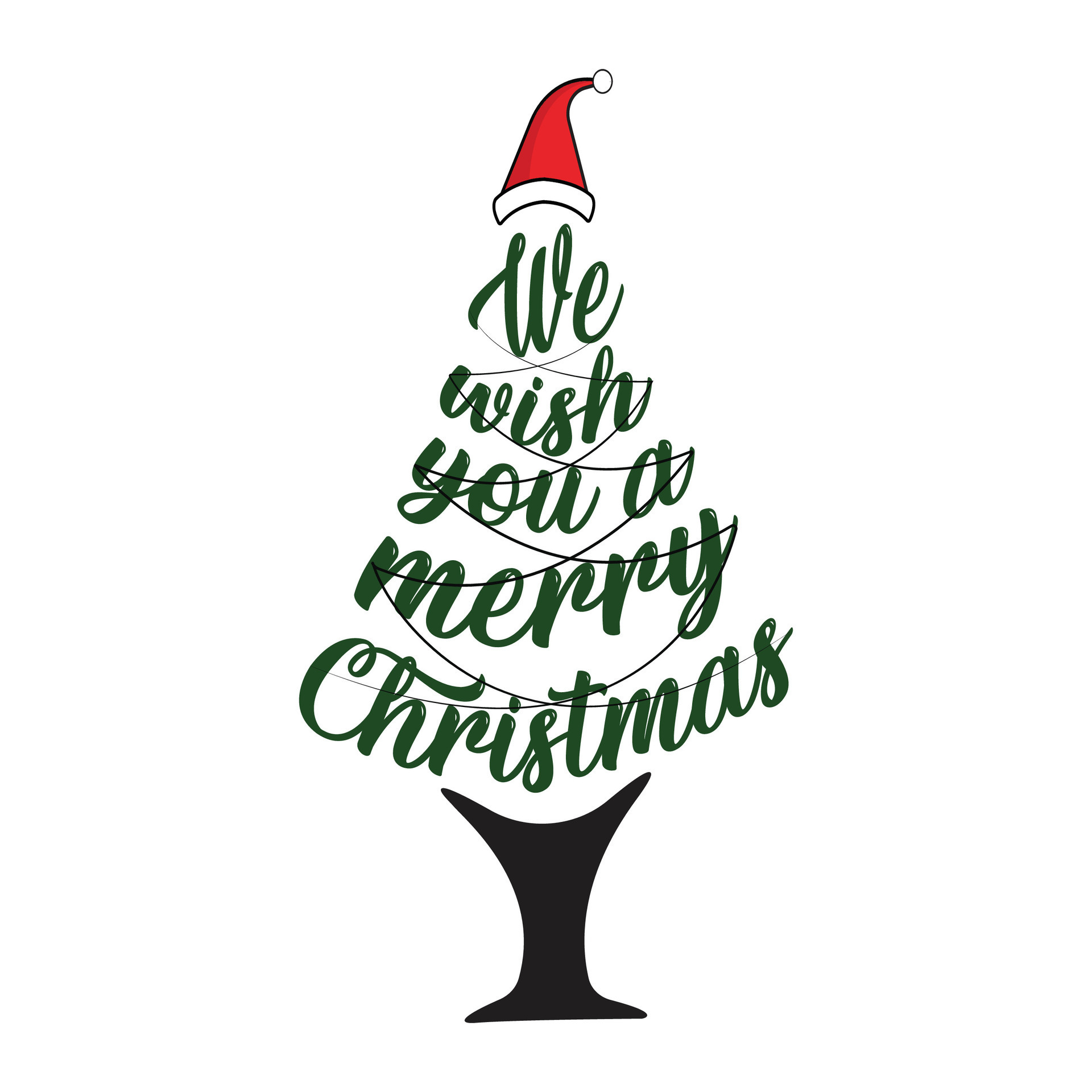 We Wish You A Merry Christmas 26838427 Vector Art at Vecteezy
