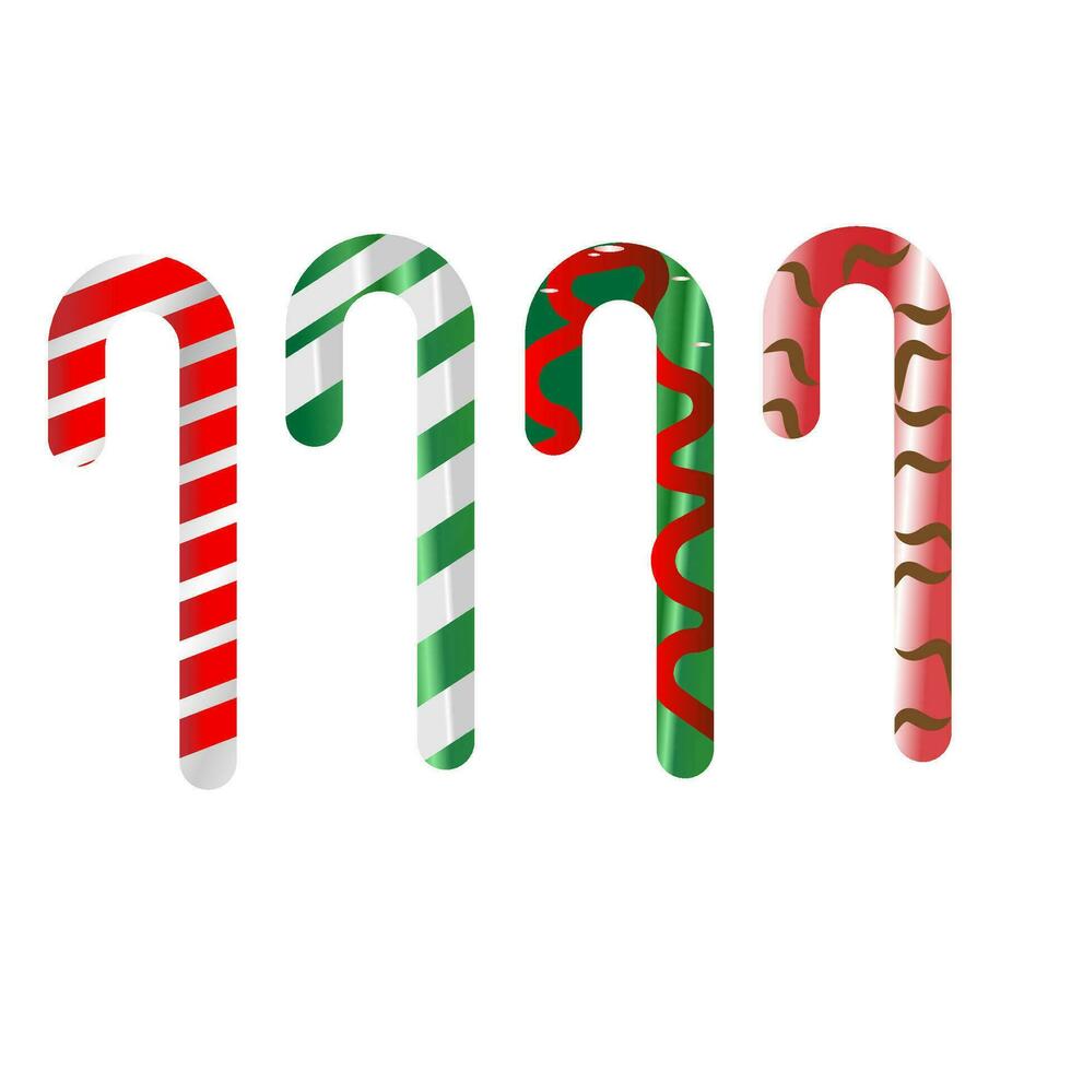 Unique Christmas candy vector clipart design