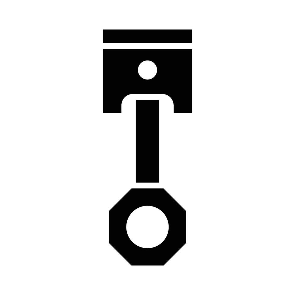 Piston Vector Glyph Icon For Personal And Commercial Use.