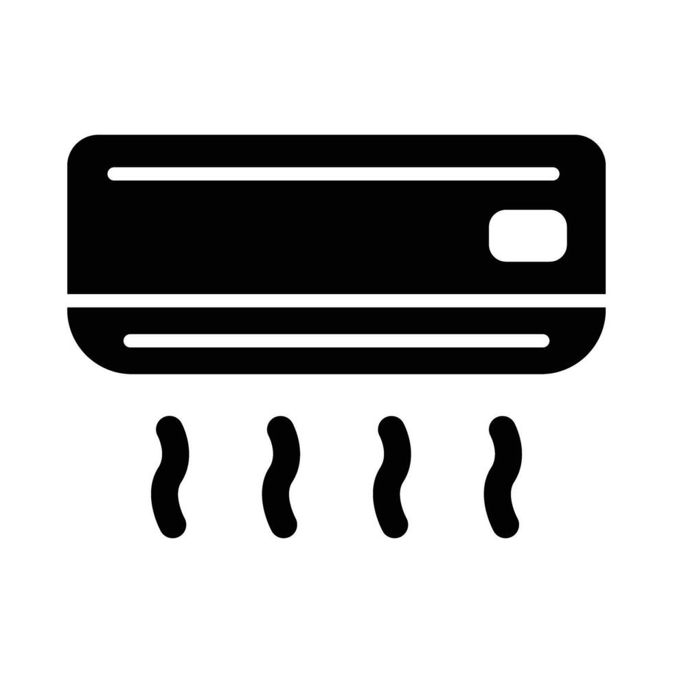 Air Conditioner Vector Glyph Icon For Personal And Commercial Use.