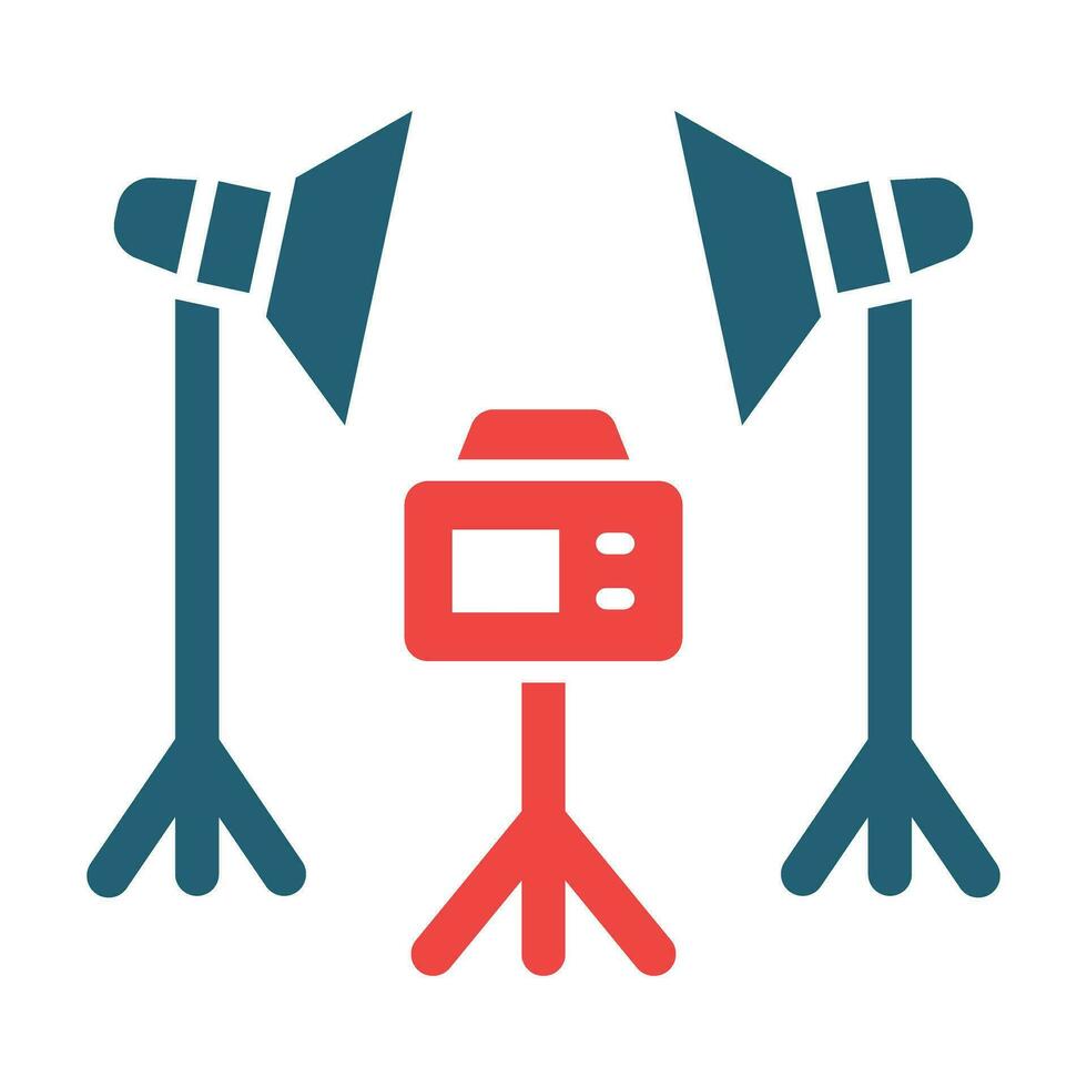 Studio Glyph Two Color Icon For Personal And Commercial Use. vector