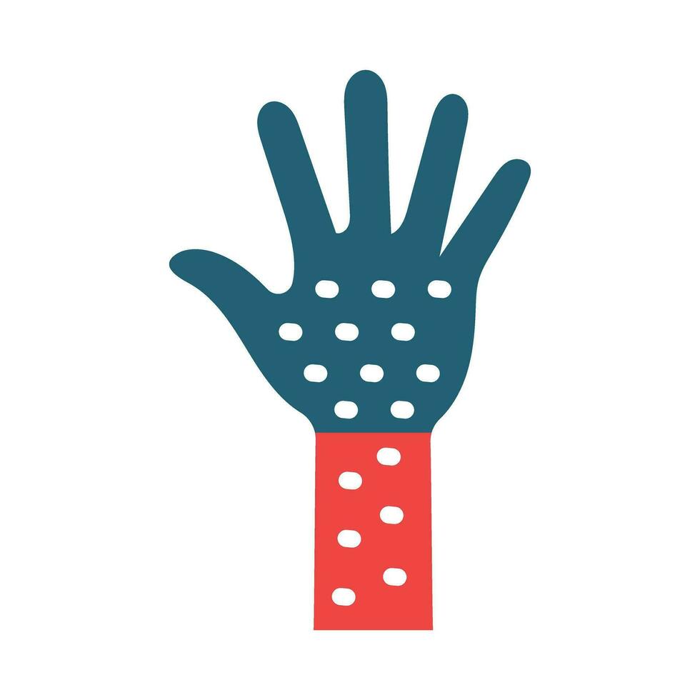 Allergy Glyph Two Color Icon For Personal And Commercial Use. vector
