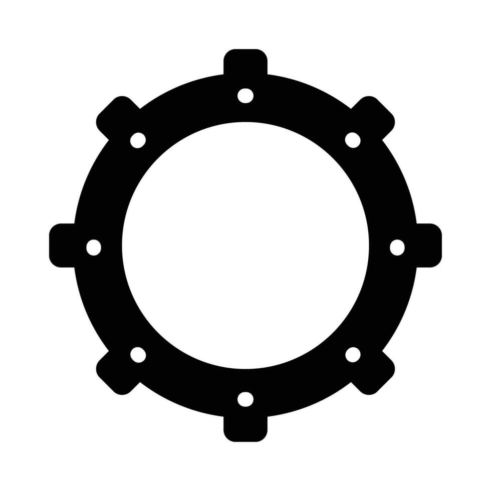 Gear Vector Glyph Icon For Personal And Commercial Use.