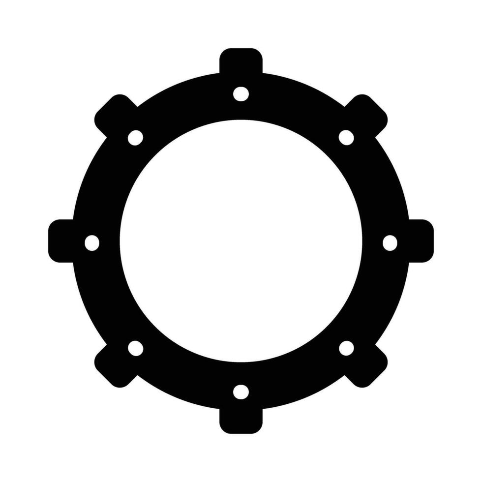 Gear Vector Glyph Icon For Personal And Commercial Use.