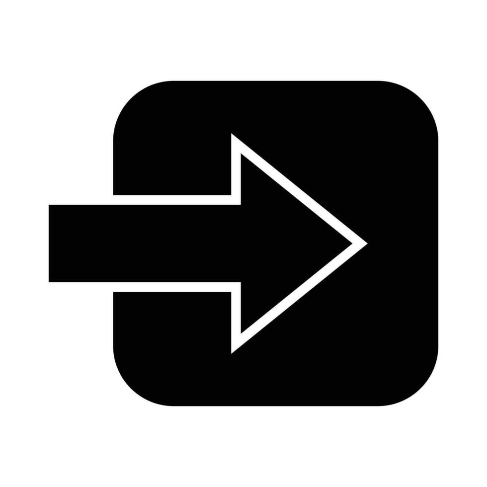 Login Vector Glyph Icon For Personal And Commercial Use.
