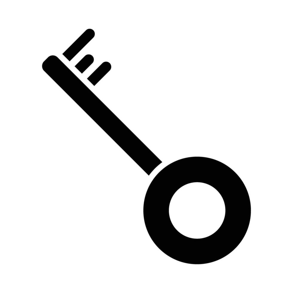 Key Vector Glyph Icon For Personal And Commercial Use.