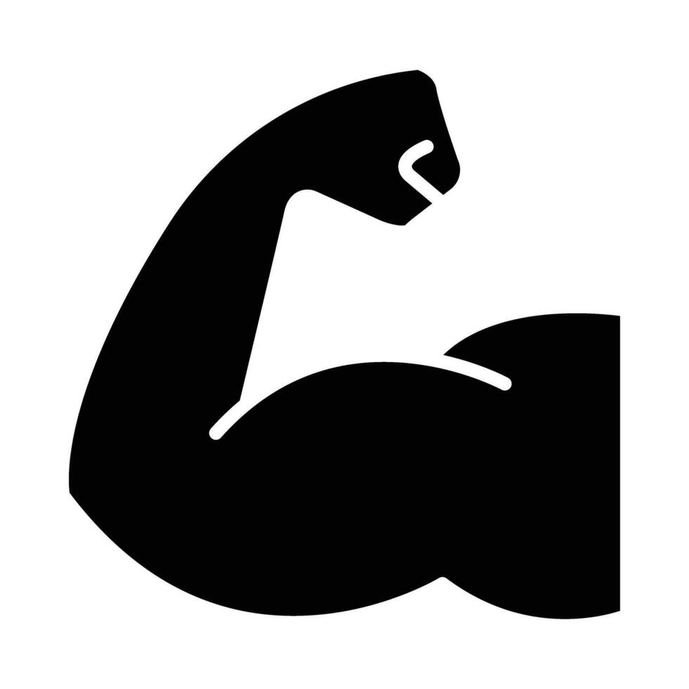 Strength Vector Glyph Icon For Personal And Commercial Use.