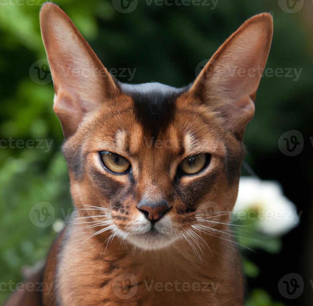 Caracal with a combination of wild cat photo