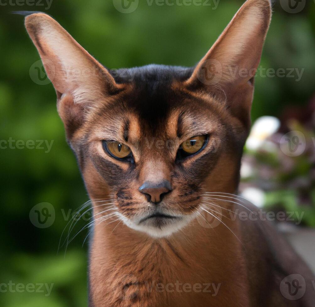 Caracal with a combination of wild cat photo