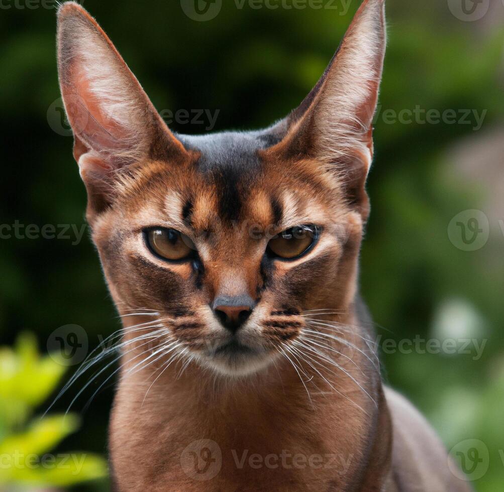 Caracal with a combination of wild cat photo
