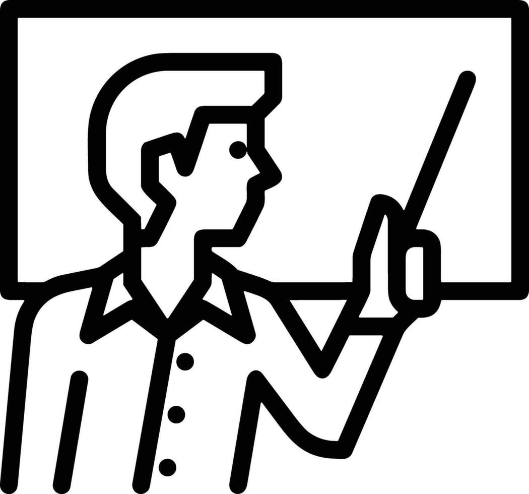 Teacher icon symbol vector image. Illustration of the training business school classroom icon design image.
