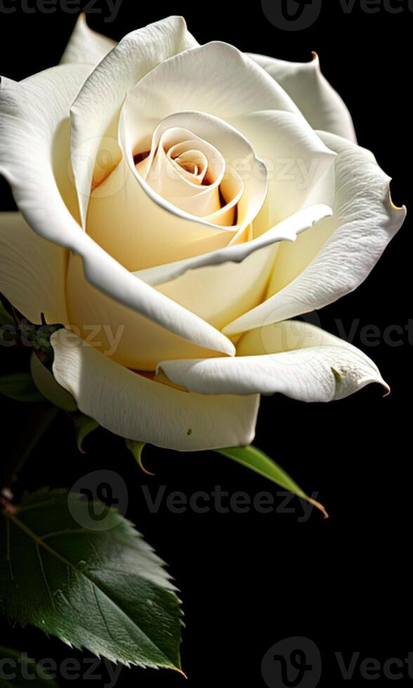 flower white rose on black background, wallpaper, design, photo