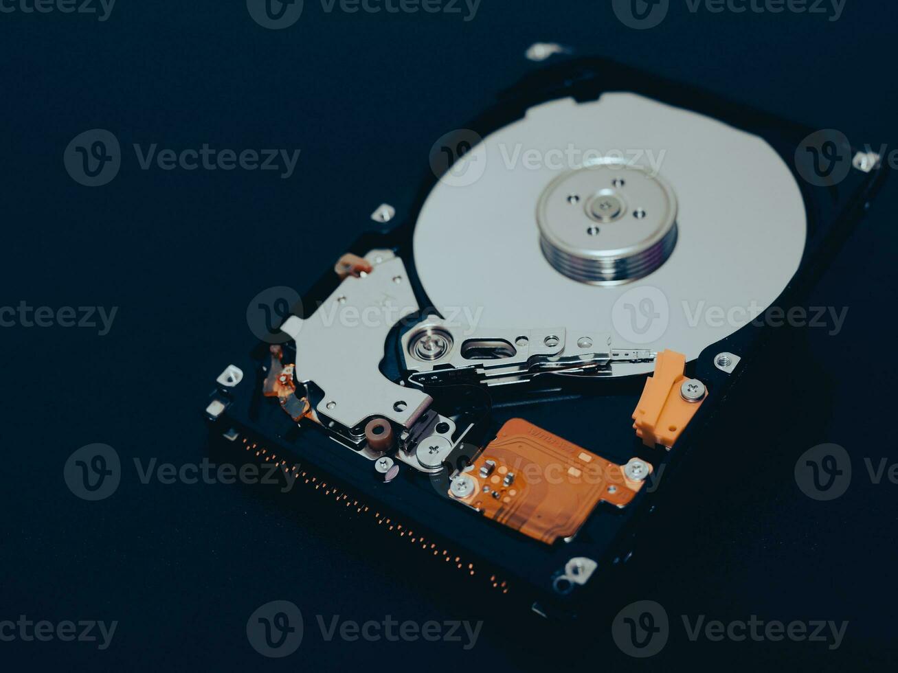 Harddisk data storage. photo