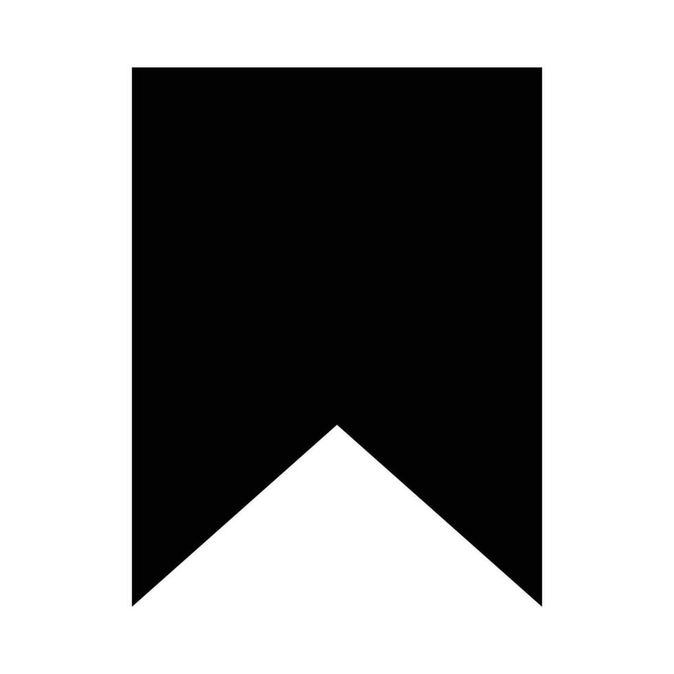 Book Marked Vector Glyph Icon For Personal And Commercial Use.