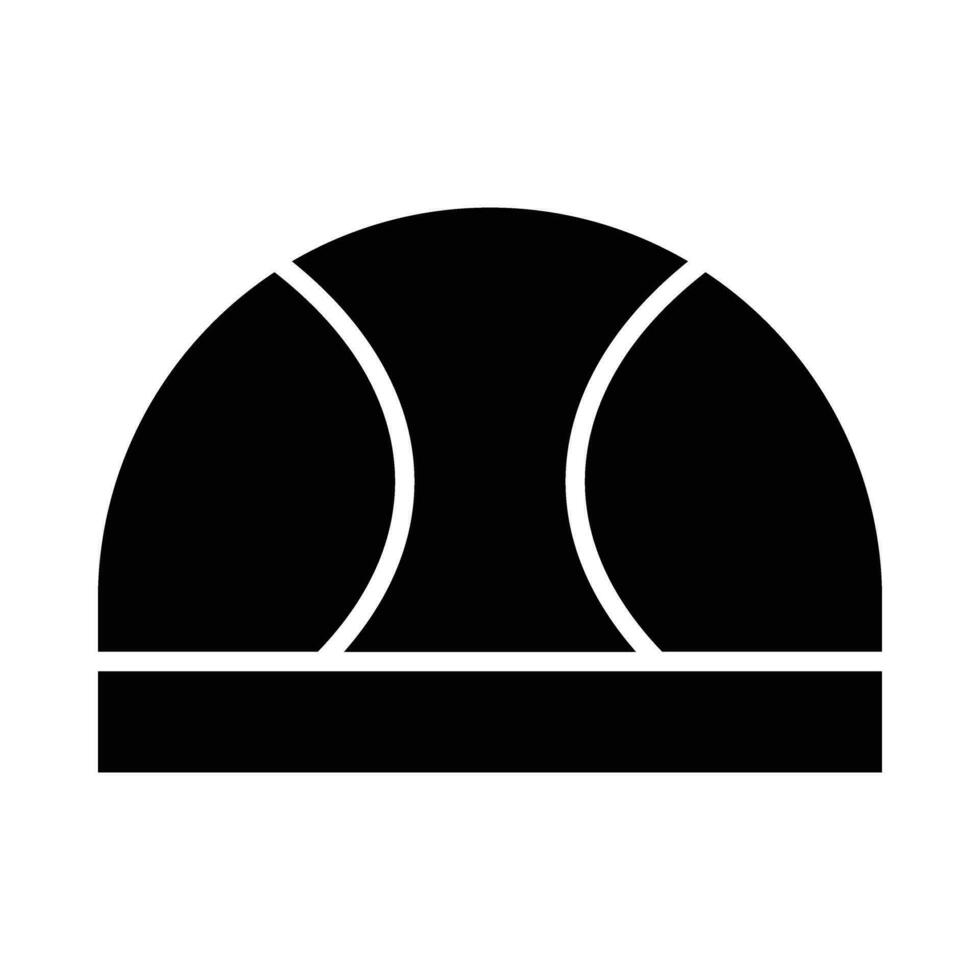 Swimming Cap Vector Glyph Icon For Personal And Commercial Use.