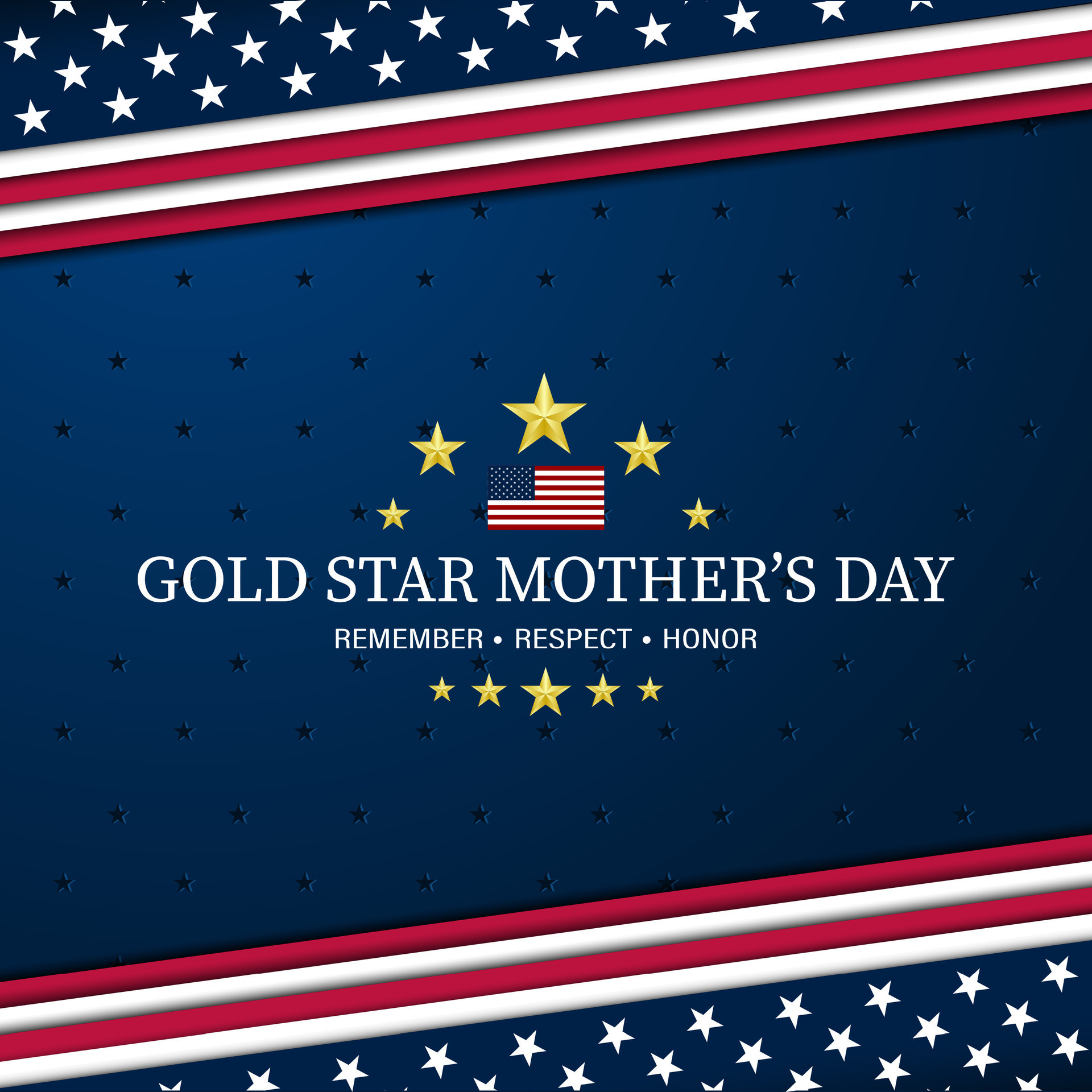 Gold star mothers day background vector illustration 26839723 Vector
