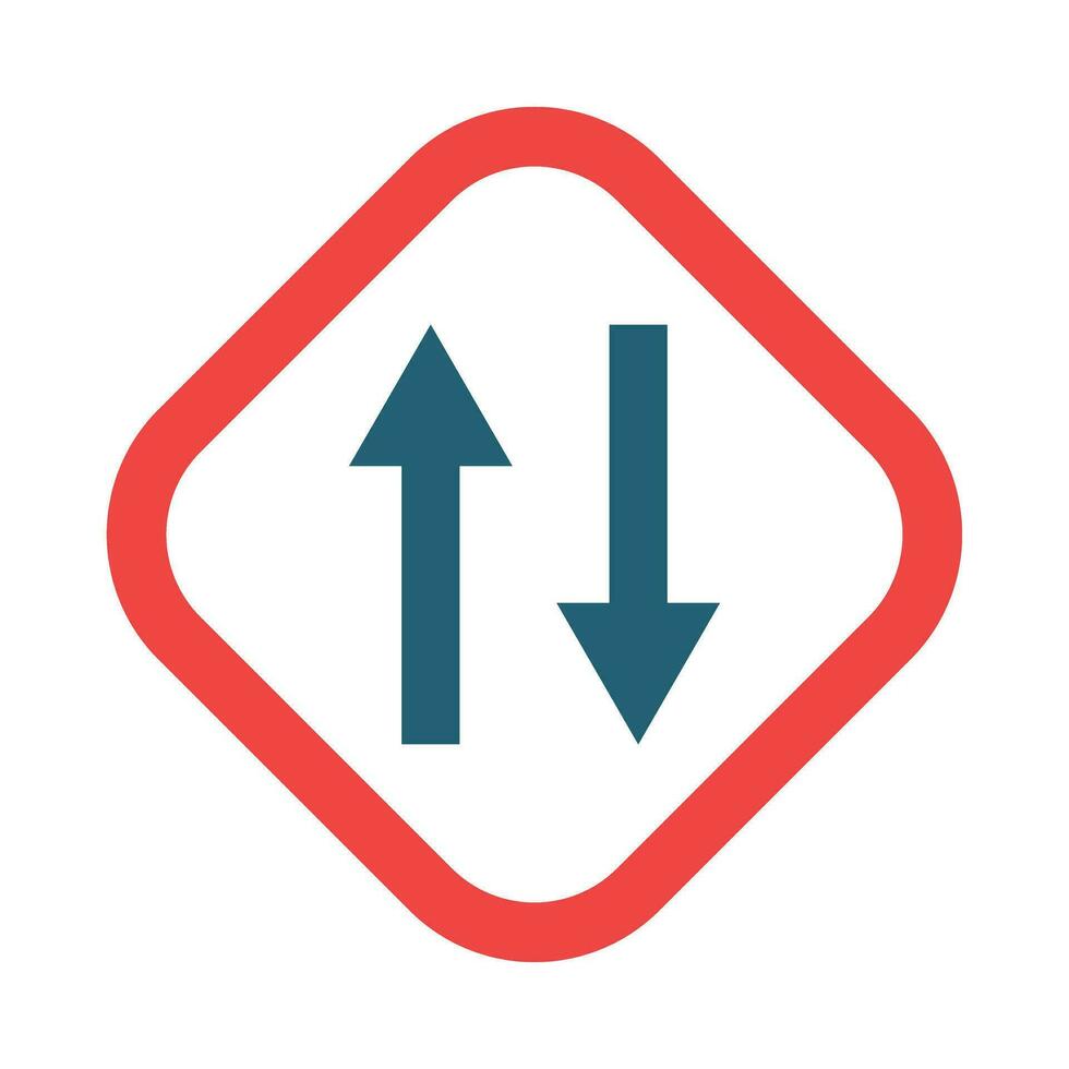 Two Way Glyph Two Color Icon For Personal And Commercial Use. vector