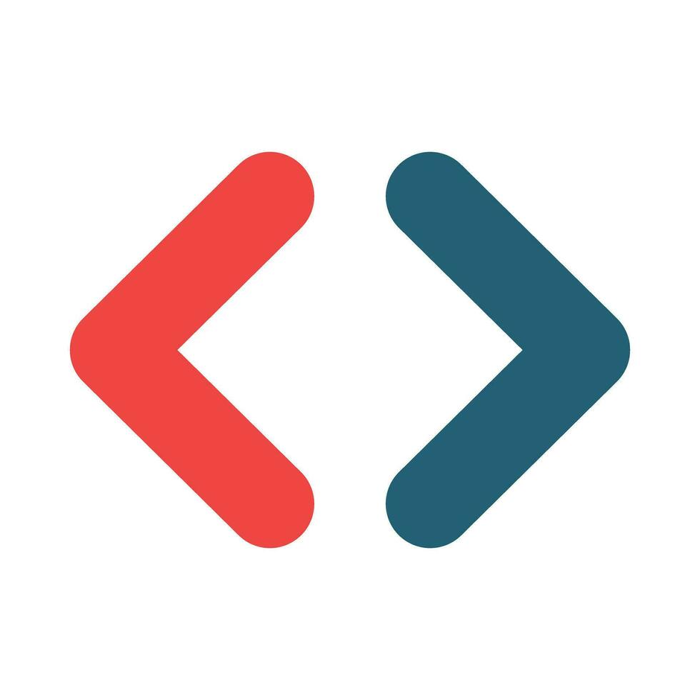 Double Arrow Glyph Two Color Icon For Personal And Commercial Use. vector