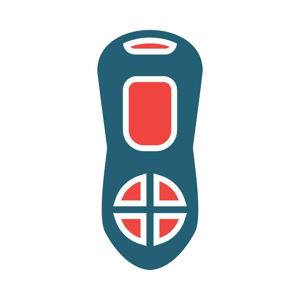 Toy Remote Glyph Two Color Icon For Personal And Commercial Use. vector